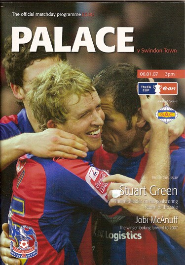 Crystal Palace FC v Swindon Town FC